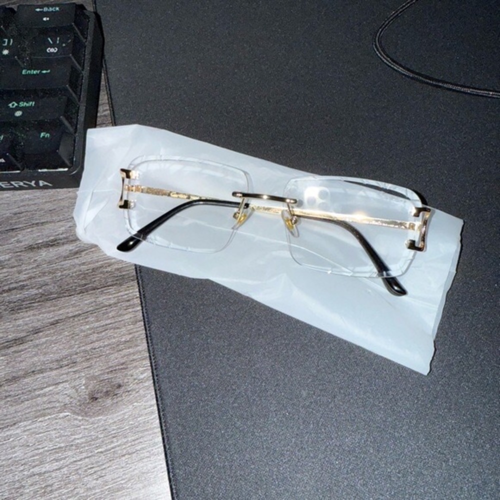 Cartier Gold and Black Women's Glasses